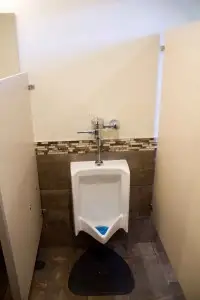 photo of an office bathroom