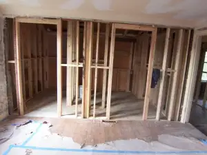 photo of a remodel in-progress